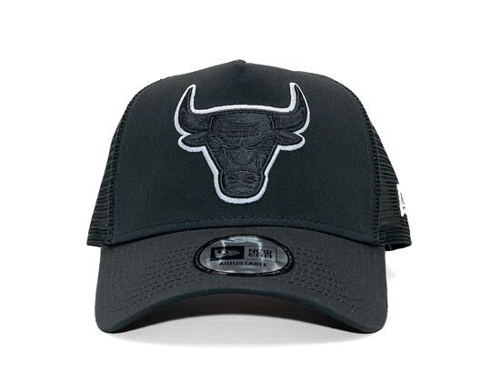 Cap New Era - NBA Outline 9FORTY A-Frame Trucker - Chicago Bulls - Steel / White