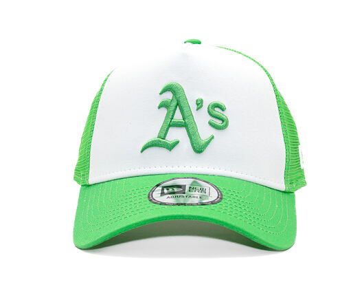 Cap New Era - MLB Essential 9FORTY A-Frame Trucker - Oakland Athletics - Green / White