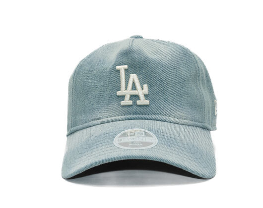 Womens Cap New Era - MLB Denim 9TWENTY A-Frame - LA Dodgers - Pastel Blue