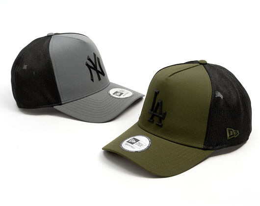 Cap New Era - MLB Tech Pack 9FORTY A-Frame Trucker - NY Yankees - Steel