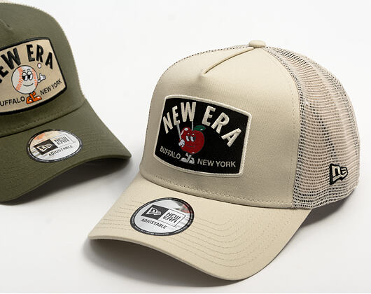 Cap New Era - Branded Summer Patch 9FORTY A-Frame Trucker - Stone