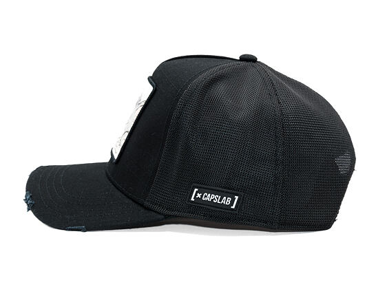 Cap Capslab - Tom & Jerry Trucker - Cat Chase - Black Distressed