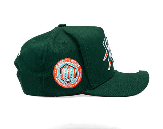 Cap Mitchell & Ness - NBA - Emerald Slam - Oklahoma City Thunder - Green/Orange
