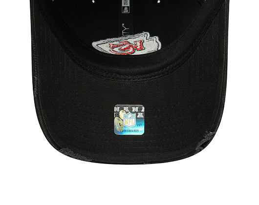 Cap New Era - NFL Wash & Distressed 9TWENTY - Kansas City Chiefs - Black