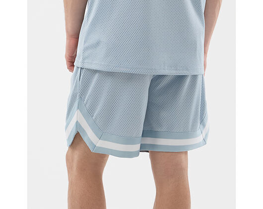 Shorts New Era - Branded Oversized Mesh Shorts - Sky Blue