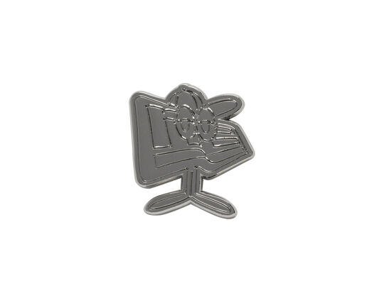 Pin New Era - Branded Cap Pin Flag - Silver