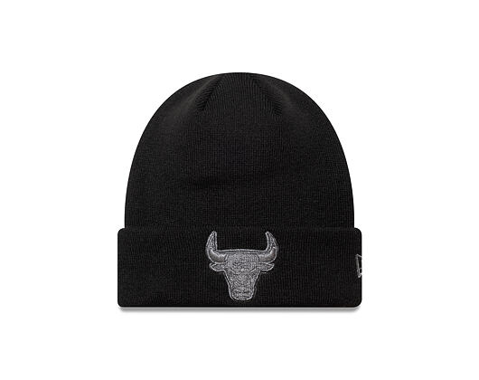 Beanie New Era - NBA Metallic Beanie Medium Knit - Chicago Bulls - Black