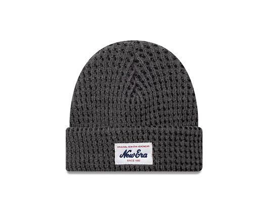 Beanie New Era - Branded Short Waffle Beanie Thin Knit - Grey
