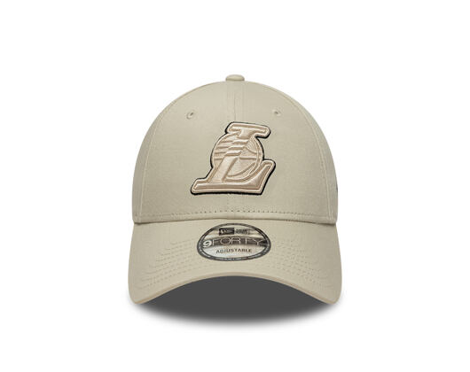 Cap New Era - NBA Team Outline 9FORTY - LA Lakers - Stone / Black