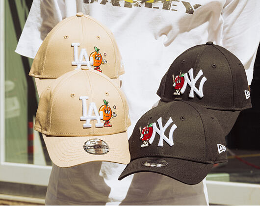Kids Cap New Era - MLB Icon 9FORTY - LA Dodgers - Camel / White