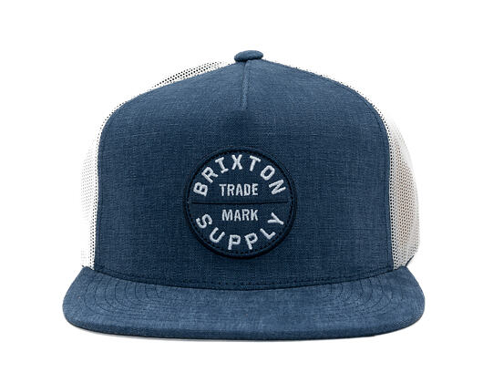 Cap Brixton - Oath Mp Trucker Hat - Blue Chambray/White