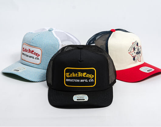 Cap Brixton - Take It Easy C Np Mp Trucker - Washed Black