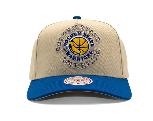 Cap Mitchell & Ness - Off Tilted Hwc - NBA - Golden State Warriors - Off White