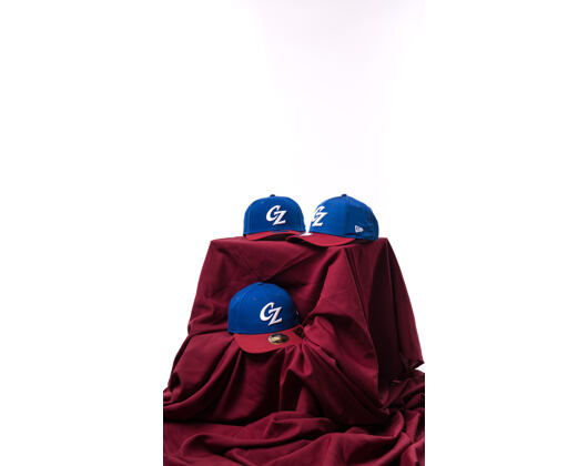 Kids Cap New Era - Team Core M-CROWN 9FORTY - Baseball Czechia - Navy / Red