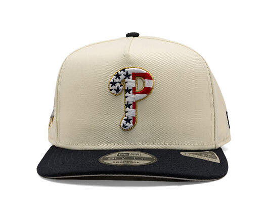 Cap New Era - MLB "American Flag" 9FIFTY - Philadelphia Phillies - Chrome White