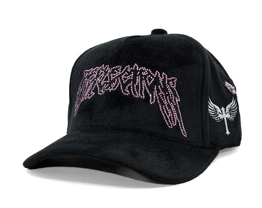 Cap Reflection Luxury New Angel Cap - Black Pink Script