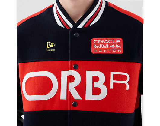 Jacket New Era - F1 Wordmark Varsity Jacket - RED BULL F1 - Navy Blue