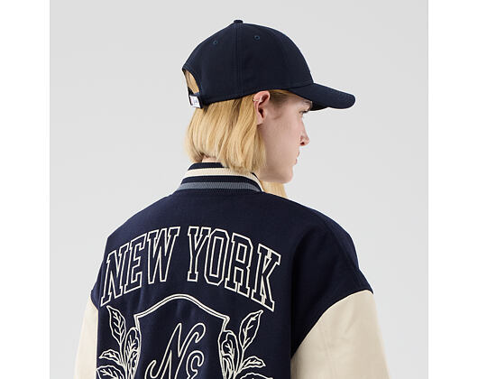 Jacket New Era - Branded Oversized Varsity Jacket - Navy