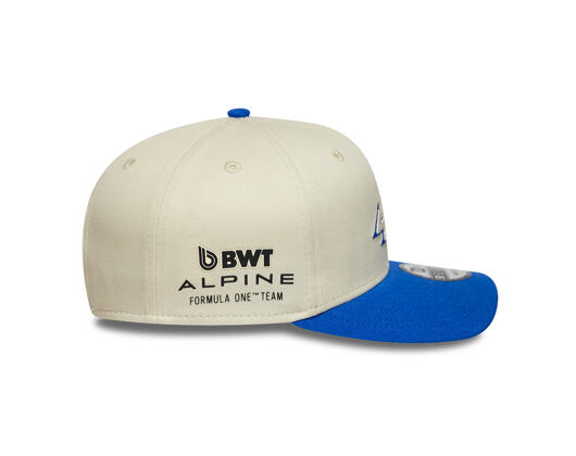 Cap New Era - F1 Contrast Visor 9SEVENTY Stretch-Snap - Alpine Racing - Ivory
