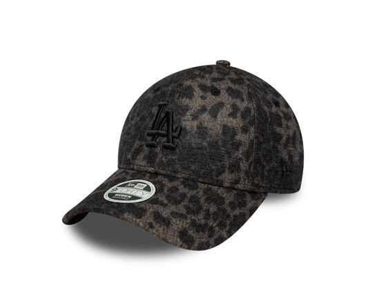 Womens Cap New Era - MLB Cosy Leopard 9FORTY - LA Dodgers - Black