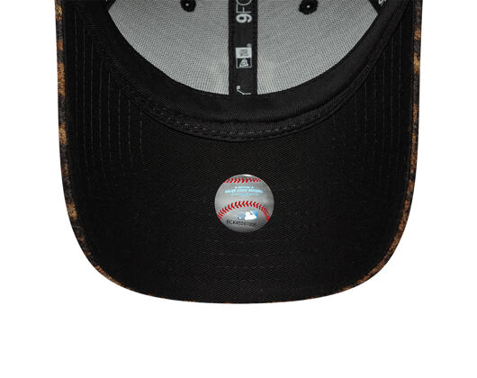 Womens Cap New Era - MLB Cosy Leopard 9FORTY - NY Yankees - Deep Auburn / Black
