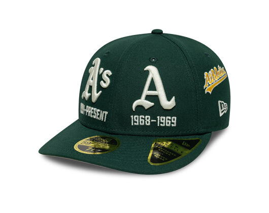 Cap New Era - MLB IMAGE DROP All-Over 59FIFTY Low Profile - Oakland Athletics - Green