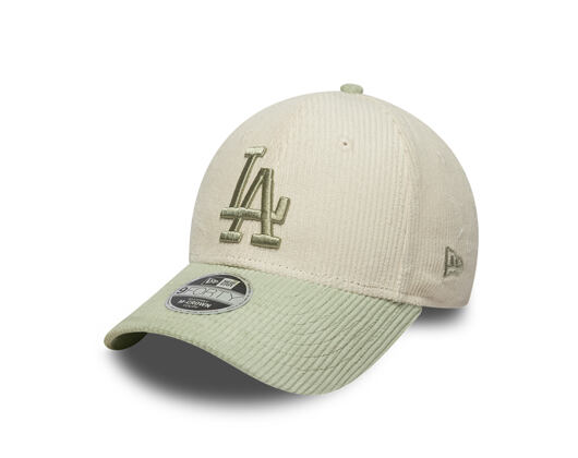 Kids Cap New Era - MLB Cord 9FORTY M-CROWN - LA Dodgers - Cream / Soft Grass