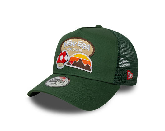 Kids Cap New Era - Branded Outdoor 9FORTY A-Frame Trucker - Cilantro Green