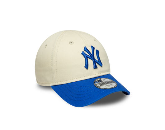 Kids Cap New Era - MLB Essential 9FORTY - NY Yankees - Cream / Blue