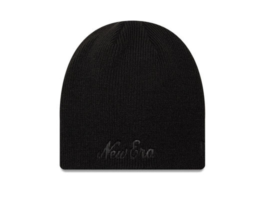 Beanie New Era - Branded Script Beanie Knit Thin - Black
