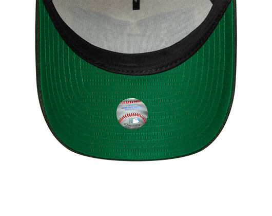 Cap New Era - MLB Wordmark Suede 9FORTY A-Frame - NY Yankees - Cream / Cilantro Green