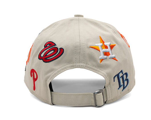 Cap New Era - MLB Grapefruit League Scatter 9TWENTY - Grapefruit League Logo - Stone