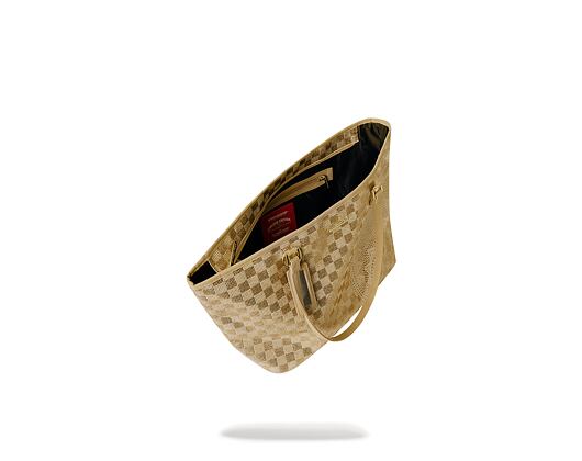 Bag Sprayground - 2 Tone Gold Trinity Tote