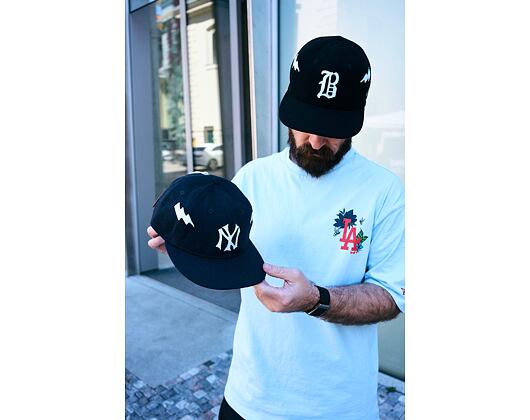 Cap New Era - MLB IMAGE DROP Heritage 9FIFTY Retro Crown - NY Yankees - Navy / Cream