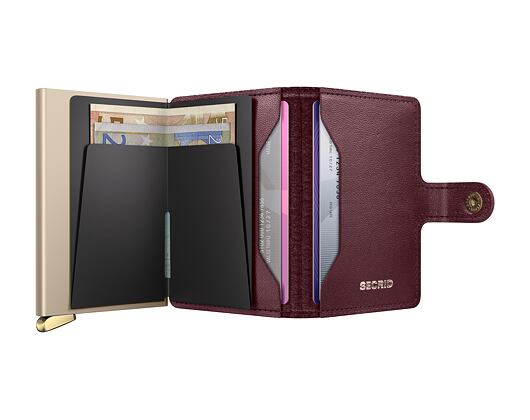 Wallet Secrid - Miniwallet Emboss Diamond Premium - Bordeaux
