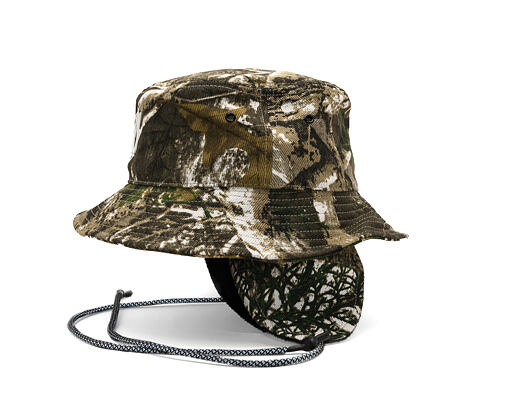 Bucket Hat Kangol - Interlock Earfap Bucket - Nature Camo