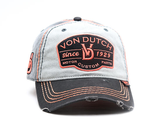 Cap Von Dutch - Baseball - Embroidery - White / Navy