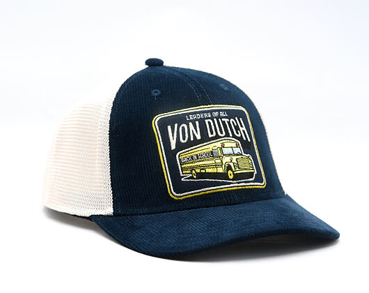 Cap Von Dutch - School Bus Legends Patch Premium Semi Curve - Navy / White