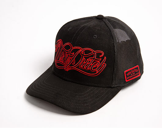 Cap Von Dutch - Semi Curve - Embroidery Premium - Black