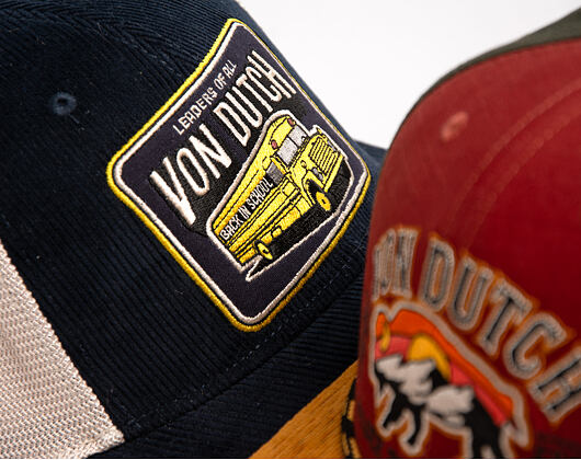 Cap Von Dutch - School Bus Legends Patch Premium Semi Curve - Navy / White