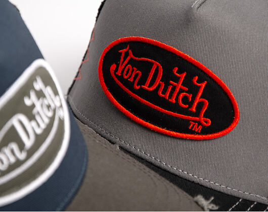 Cap Von Dutch - Trucker - Patch - Navy / Grey