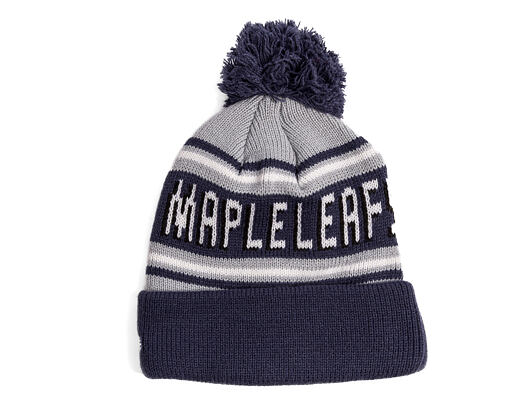 Beanie New Era - NHL Evergreen Wordmark Pom Medium Knit - Toronto Maple Leafs - Team Color