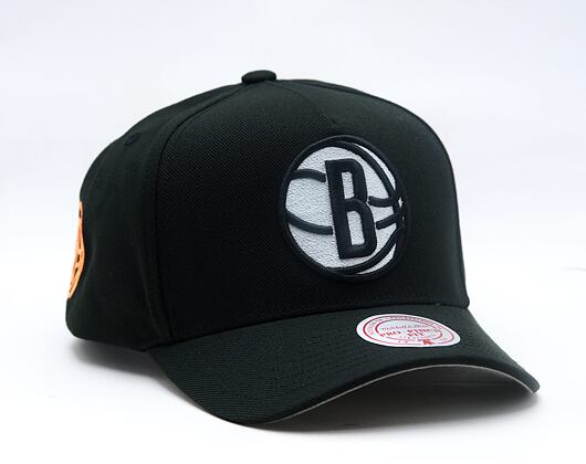 Cap Mitchell & Ness - NBA 404 Club Neon Pro Snapback - Brooklyn Nets - Black