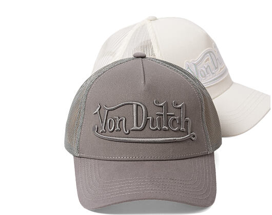 Cap Von Dutch - 3D Embroidery Logo Baseball - Taupe