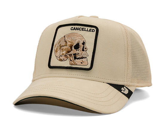 Cap Goorin - Suede Cancelled Skull Trucker - Wax