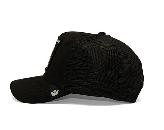 Cap Goorin - Suede Cancelled Skull Trucker - Black