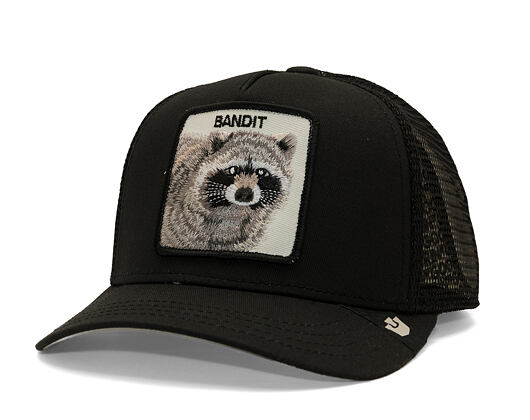 Kids Cap Goorin - Bandit (all Black) - Raccoon - Black