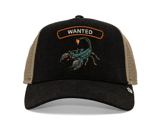 Cap Goorin - Wanted Denim Rocker - Scorpion - Black Denim