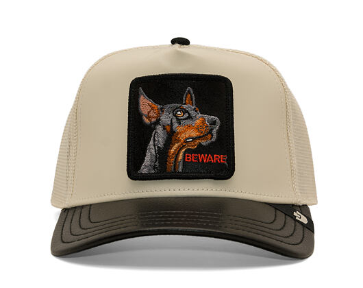 Cap Goorin - Faux Leather Doberman - Black / Chalk