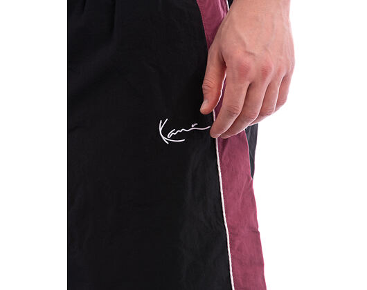 Pants Karl Kani - Signature Sidestripe Baggy Trackpants - Black